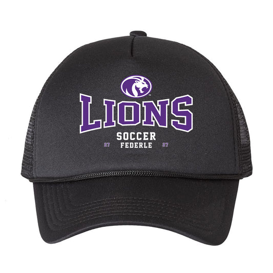 North Alabama - NCAA Women's Soccer : Carolyn Federle - Trucker Hat-0