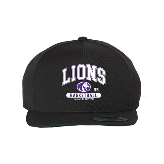 North Alabama - NCAA Men's Basketball : Jamal Albritton - Snapback Hat-0