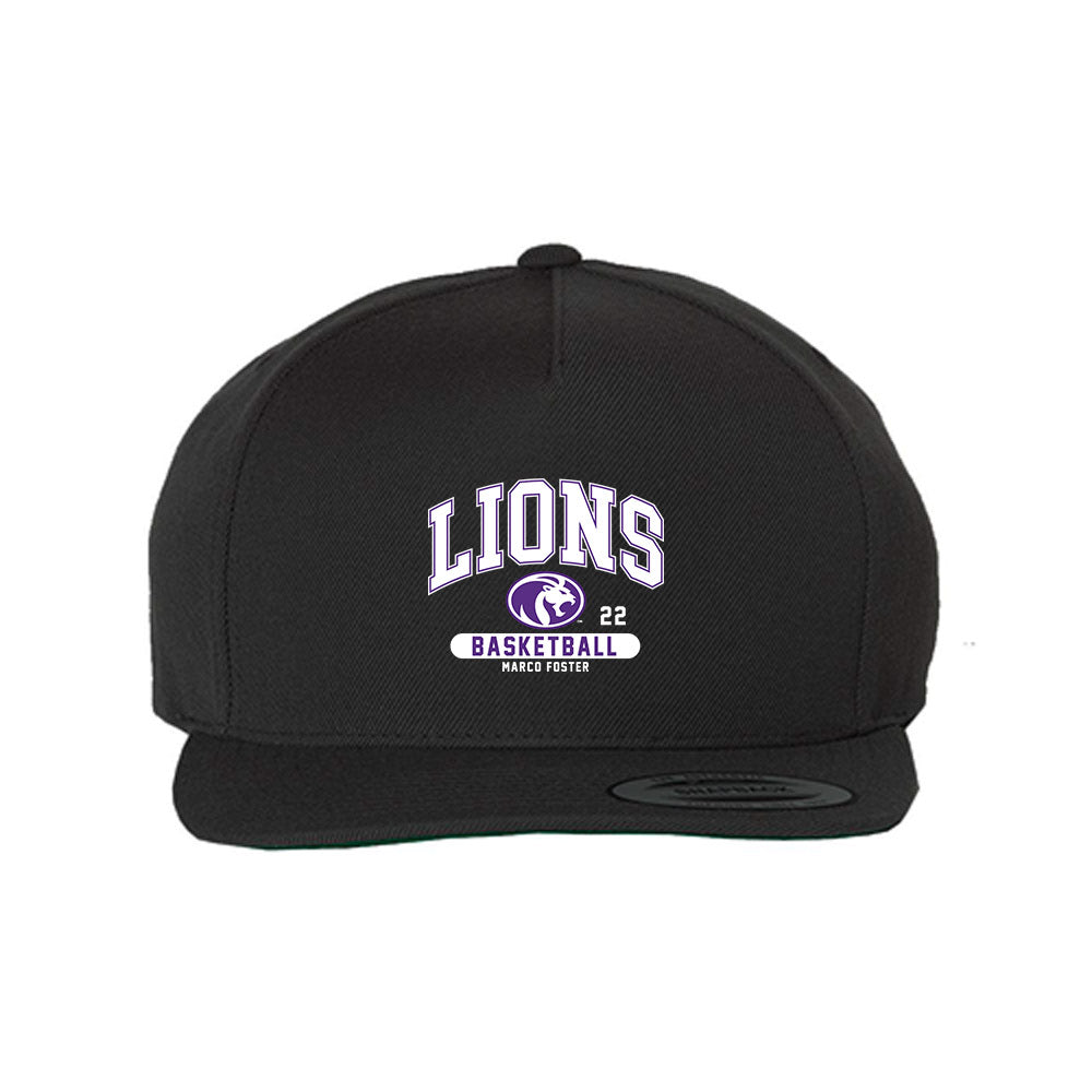 North Alabama - NCAA Men's Basketball : Marco Foster - Snapback Hat
