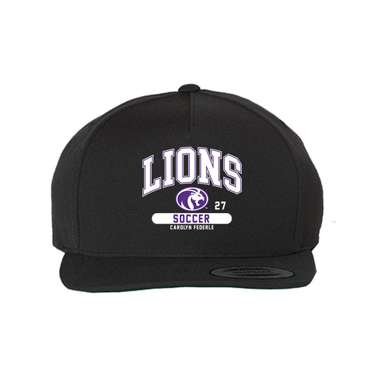 North Alabama - NCAA Women's Soccer : Carolyn Federle - Snapback Hat-0