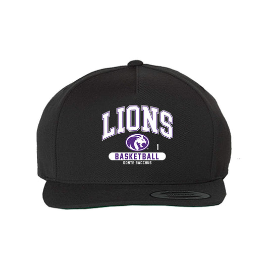 North Alabama - NCAA Men's Basketball : Donte Bacchus - Snapback Hat-0