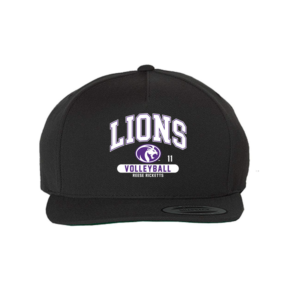 North Alabama - NCAA Women's Volleyball : Reese Ricketts - Snapback Hat-0