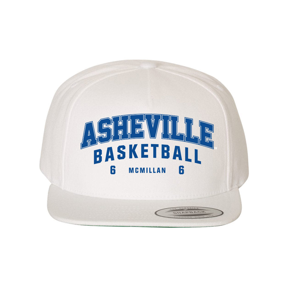 UNC Asheville - NCAA Women's Basketball : Kristen McMillan - Snapback Hat-0