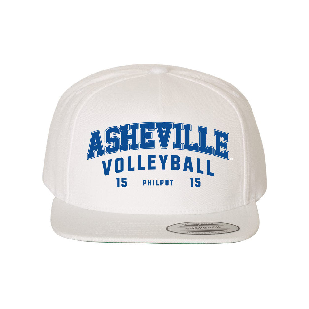 UNC Asheville - NCAA Women's Volleyball : Olivia Philpot - Snapback Hat-0