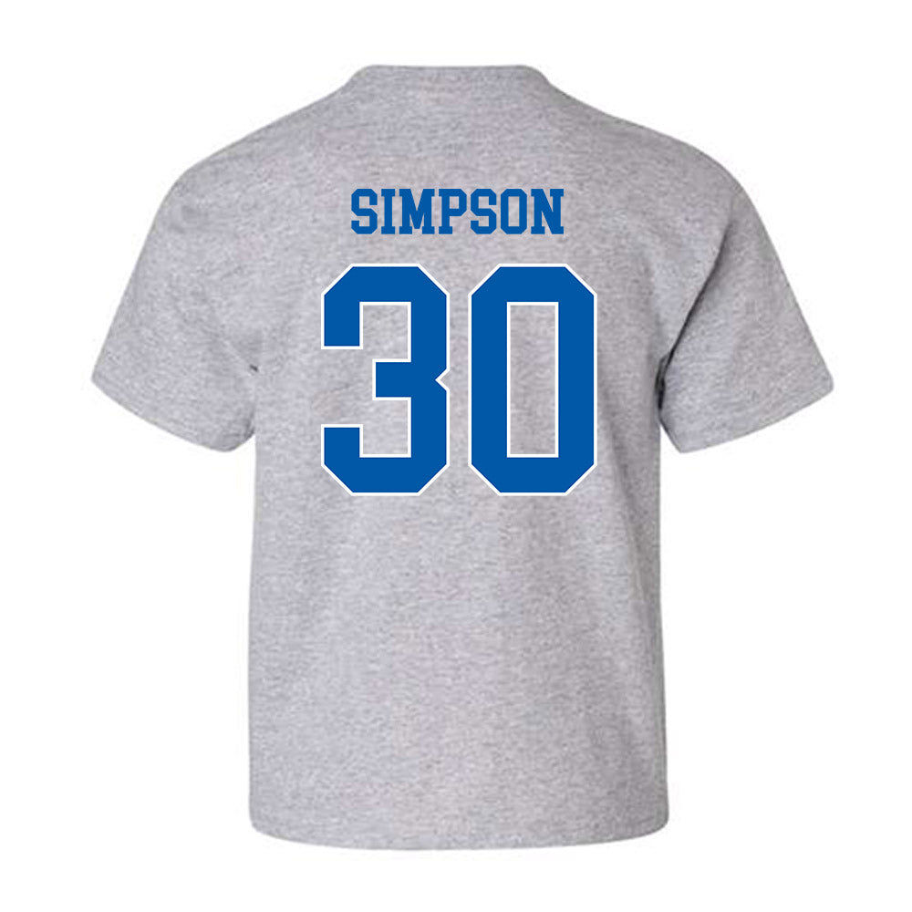 UNC Asheville - NCAA Women's Soccer : Olivia Simpson - Classic Shersey Youth T-Shirt-1