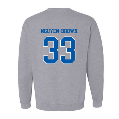 UNC Asheville - NCAA Baseball : Daylinh Nguyen-Brown - Classic Shersey Crewneck Sweatshirt-1