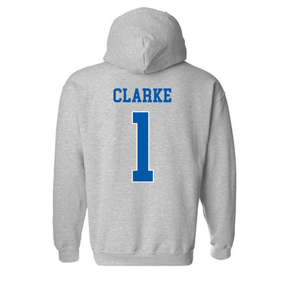 UNC Asheville - NCAA Men's Basketball : Julian Clarke - Classic Shersey Hooded Sweatshirt-1