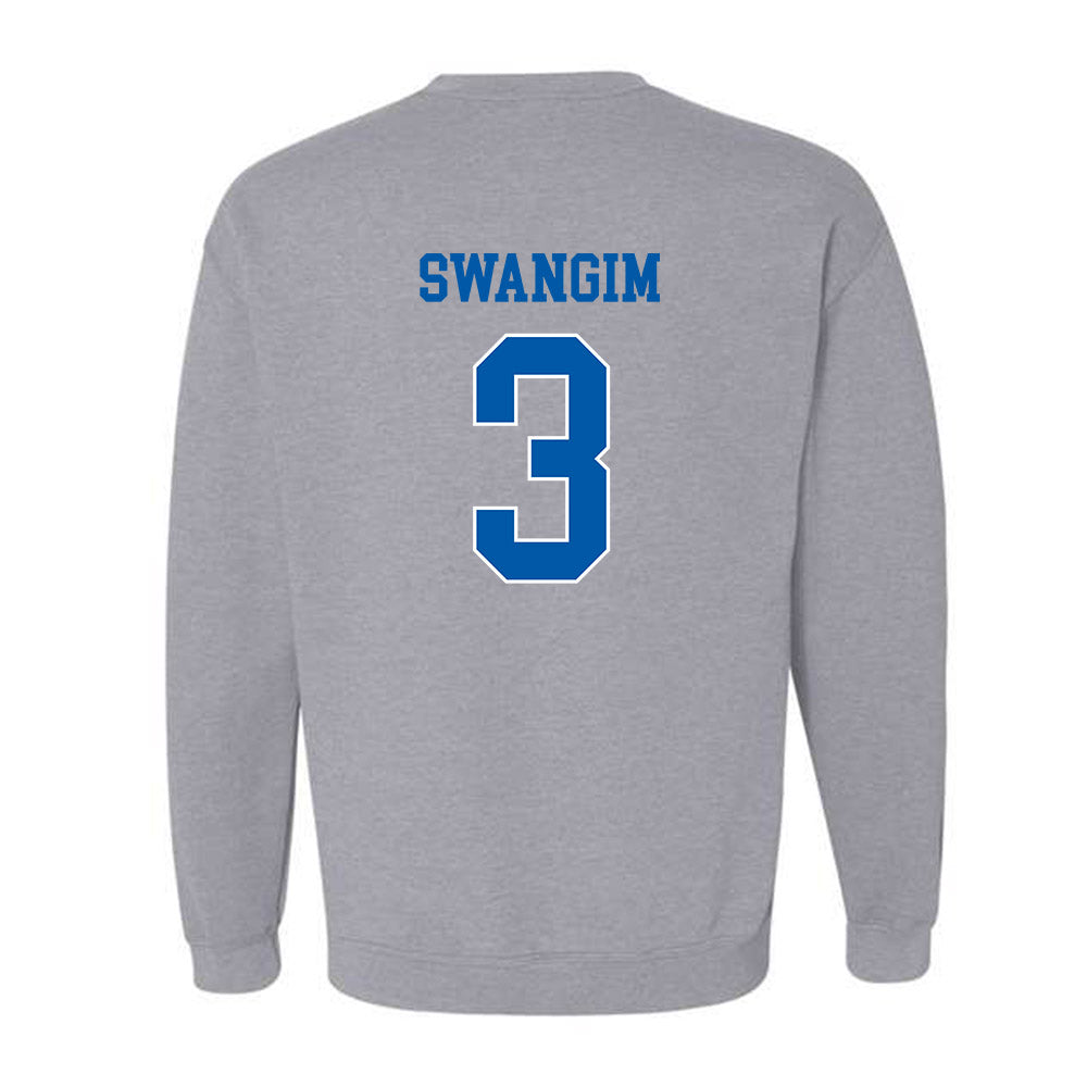 UNC Asheville - NCAA Baseball : Zeb Swangim - Classic Shersey Crewneck Sweatshirt-1