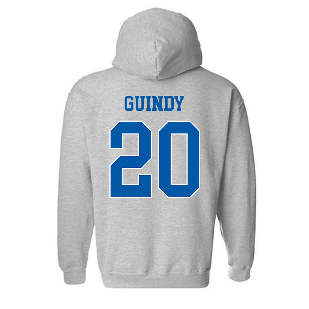 UNC Asheville - NCAA Men's Soccer : Zander Guindy - Classic Shersey Hooded Sweatshirt-1