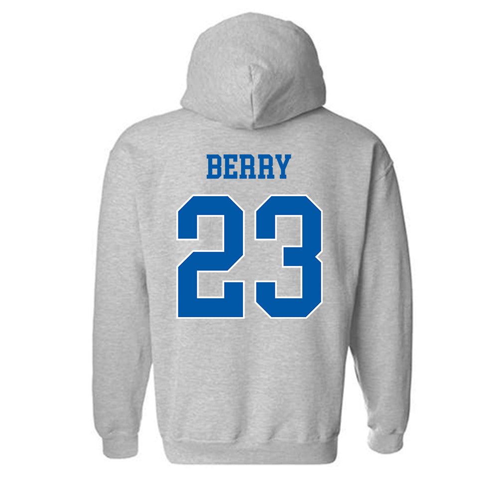 UNC Asheville - NCAA Women's Basketball : Tremiyah Berry - Classic Shersey Hooded Sweatshirt-1