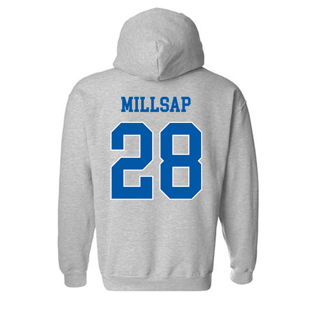 UNC Asheville - NCAA Baseball : Gunner Millsap - Classic Shersey Hooded Sweatshirt-1