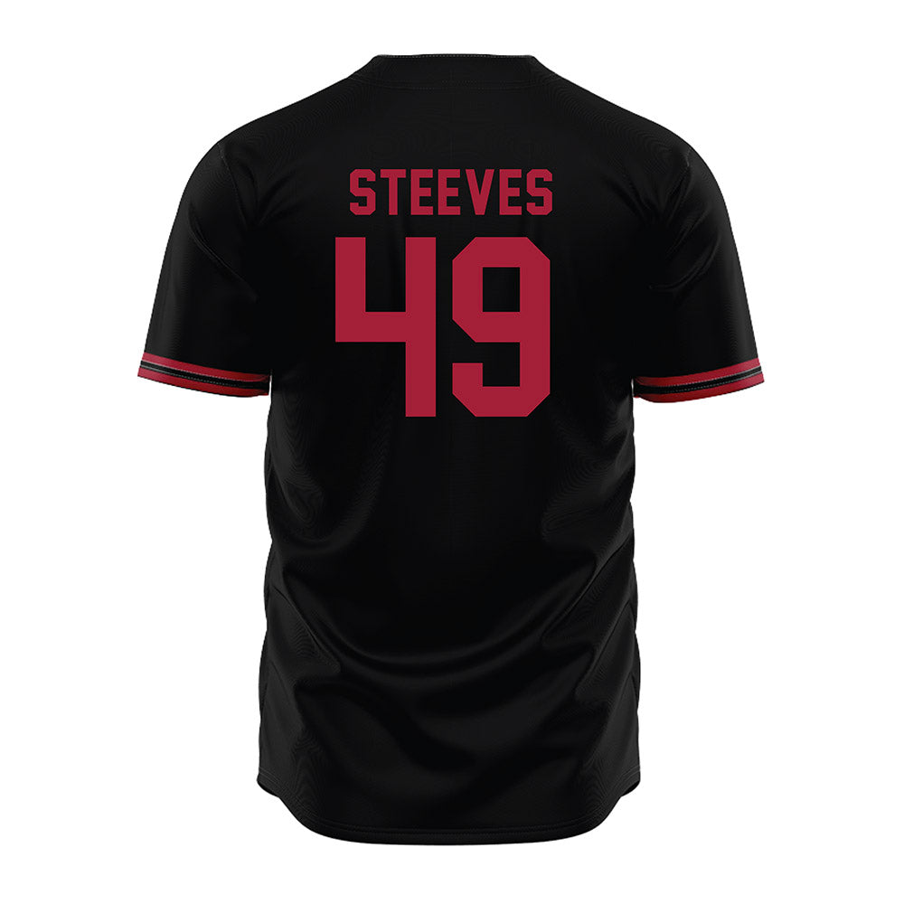 Stanford - NCAA Baseball : Austin Steeves - Black Jersey-1