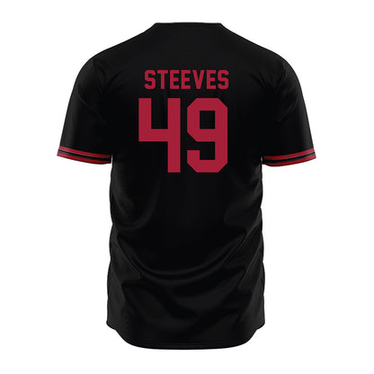 Stanford - NCAA Baseball : Austin Steeves - Black Jersey-1