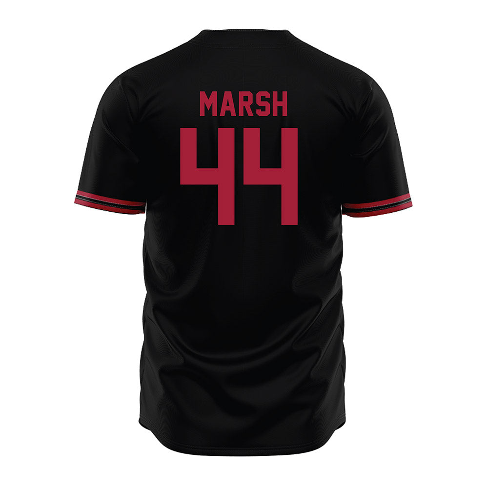 Stanford - NCAA Baseball : Quinten Marsh - Black Jersey-1
