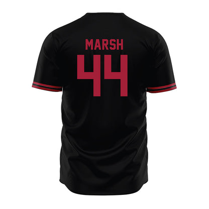 Stanford - NCAA Baseball : Quinten Marsh - Black Jersey-1