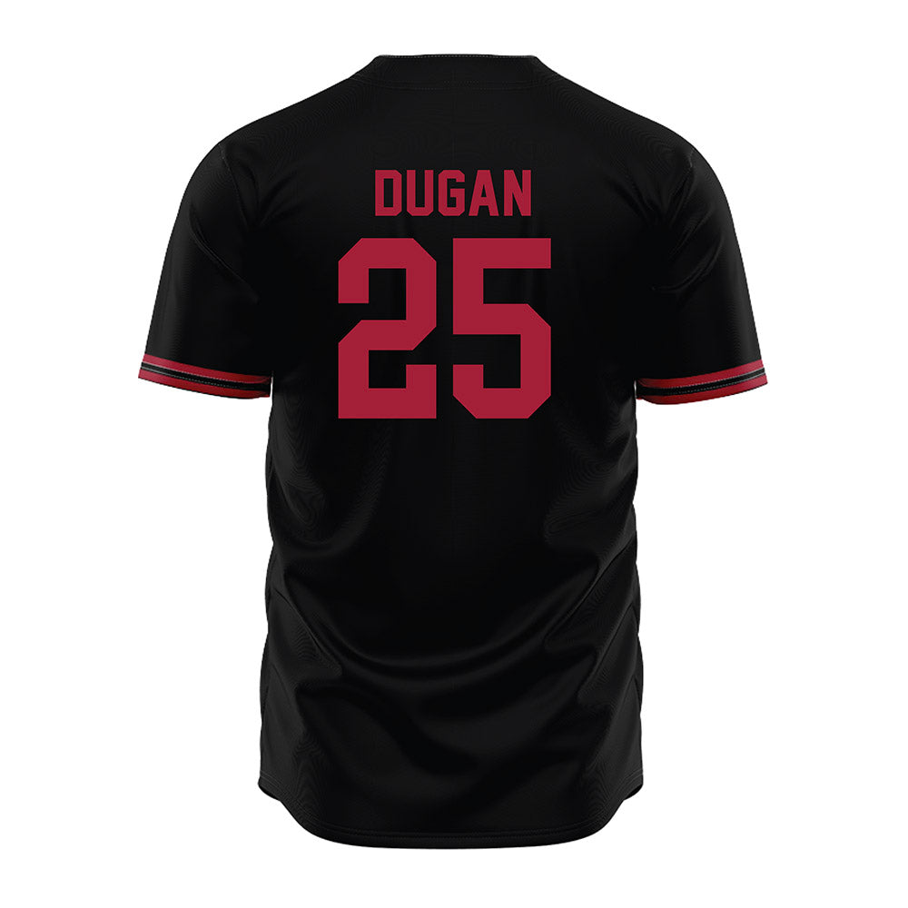 Stanford - NCAA Baseball : Nick Dugan - Black Jersey-1