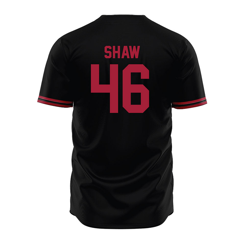 Stanford - NCAA Baseball : Andrew Shaw - Black Jersey-1