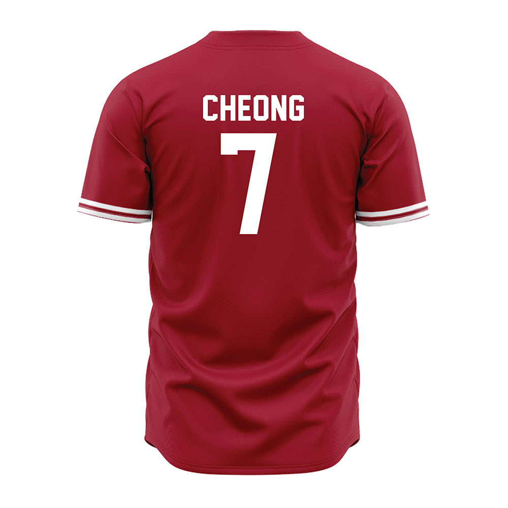 Stanford - NCAA Baseball : Philip Cheong - Cardinal Jersey-1