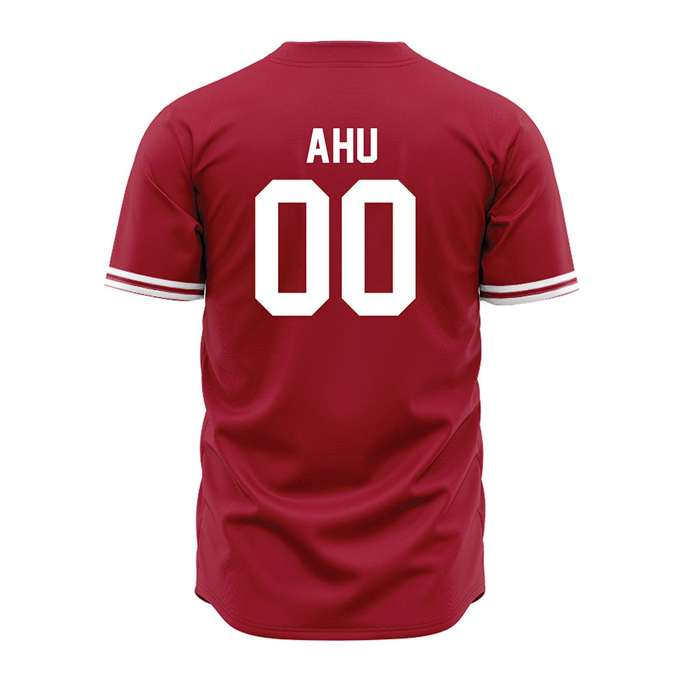 Stanford - NCAA Baseball : Alika Ahu - Cardinal Jersey-1