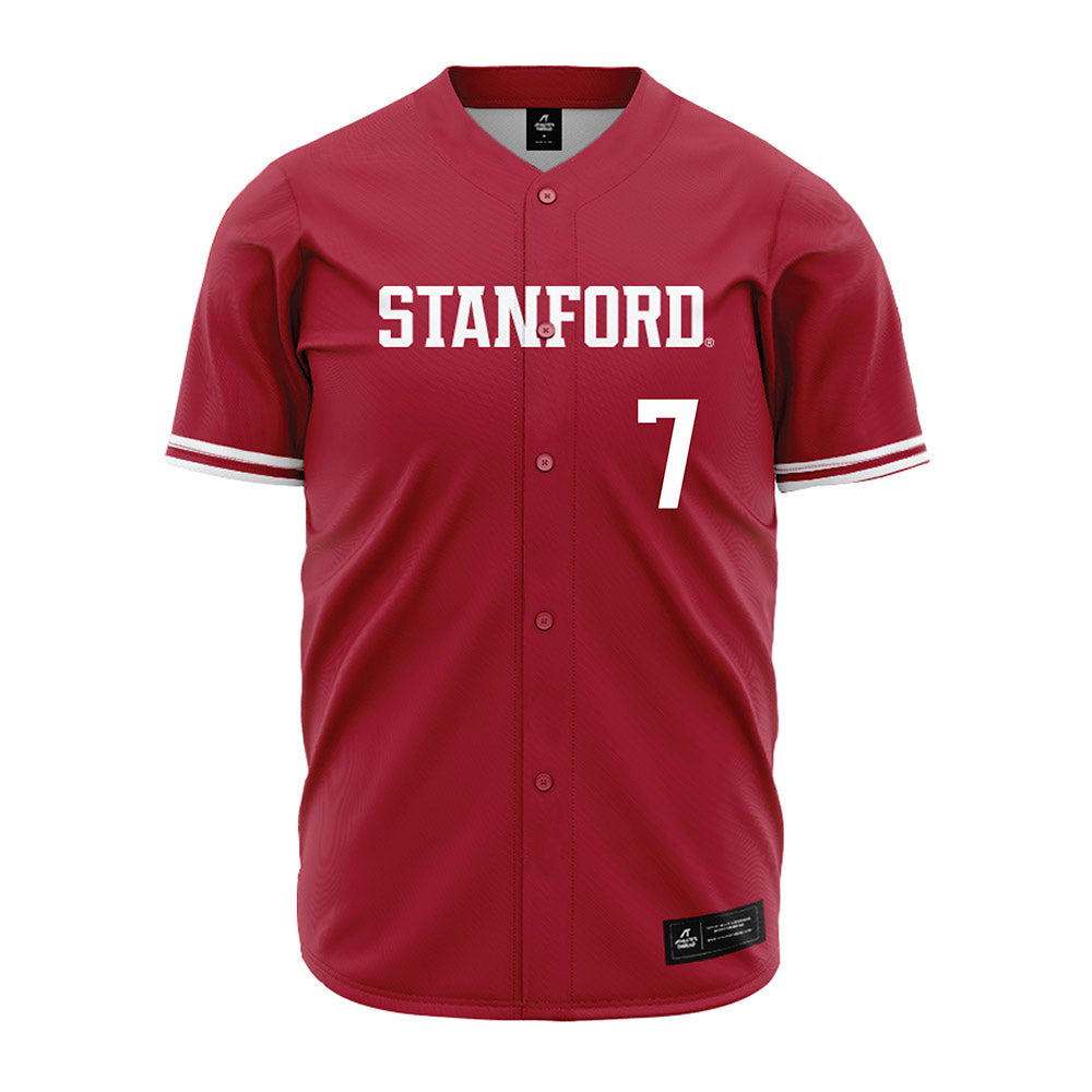 Stanford - NCAA Baseball : Philip Cheong - Cardinal Jersey-0