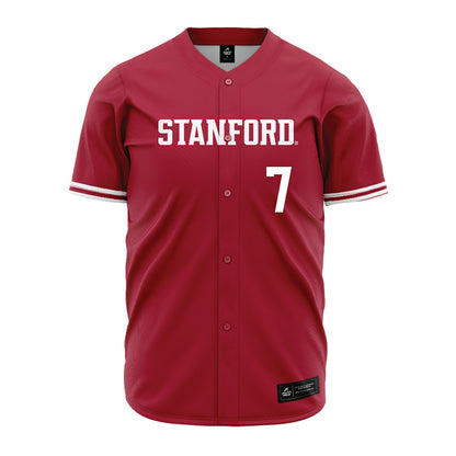 Stanford - NCAA Baseball : Philip Cheong - Cardinal Jersey-0