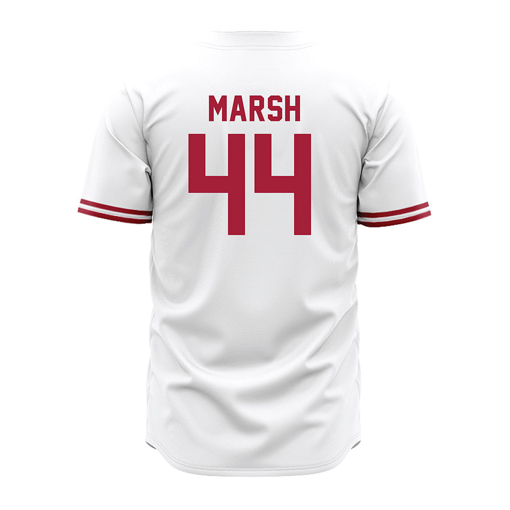 Stanford - NCAA Baseball : Quinten Marsh - White Jersey-1