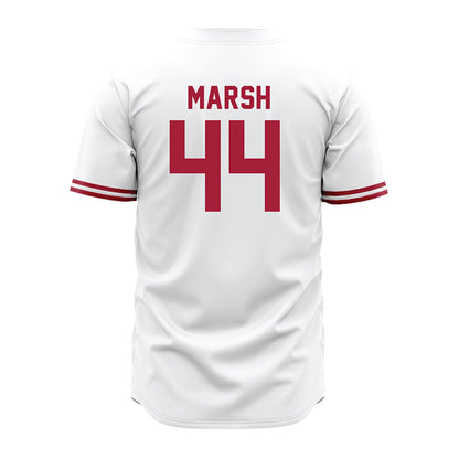 Stanford - NCAA Baseball : Quinten Marsh - White Jersey-1