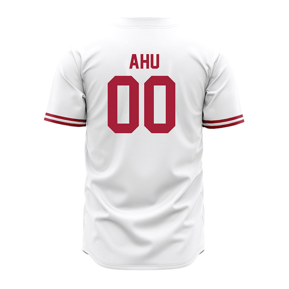 Stanford - NCAA Baseball : Alika Ahu - White Jersey-1