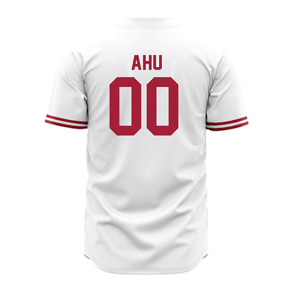 Stanford - NCAA Baseball : Alika Ahu - White Jersey-1