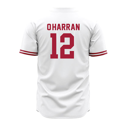 Stanford - NCAA Baseball : Toran O'Harran - White Jersey-1
