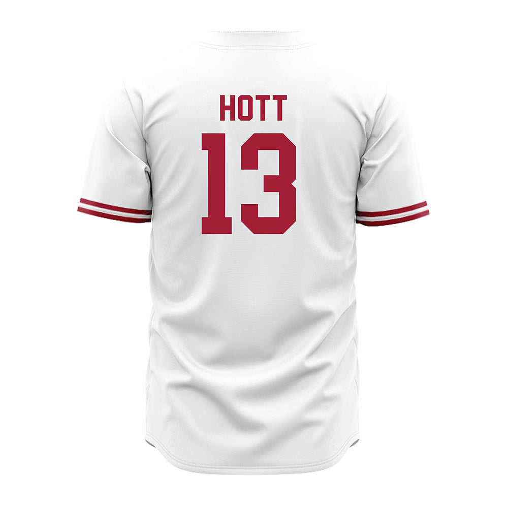 Stanford - NCAA Baseball : Ethan Hott - White Jersey-1