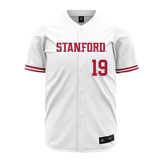 Stanford - NCAA Baseball : Teddy Tokheim - White Jersey-0