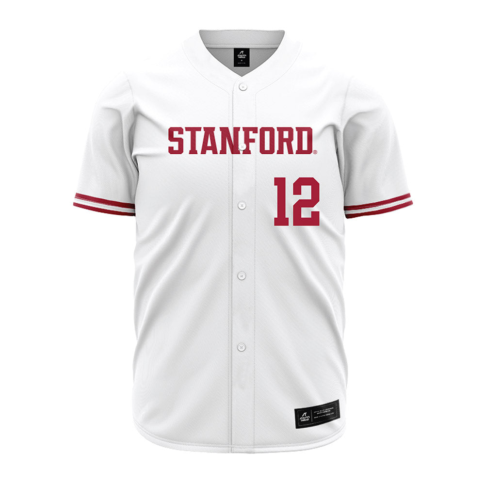Stanford - NCAA Baseball : Toran O'Harran - White Jersey-0