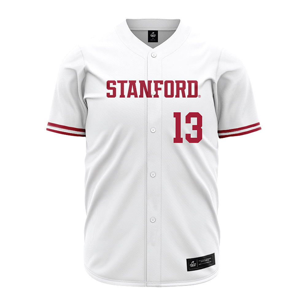 Stanford - NCAA Baseball : Ethan Hott - White Jersey-0