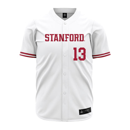 Stanford - NCAA Baseball : Ethan Hott - White Jersey-0