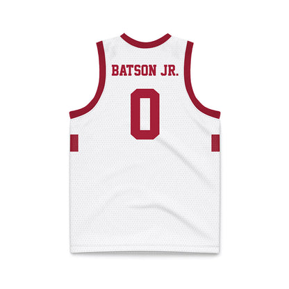 Stanford - NCAA Men's Basketball : Anthony Batson Jr. - White Basketball Jersey-1