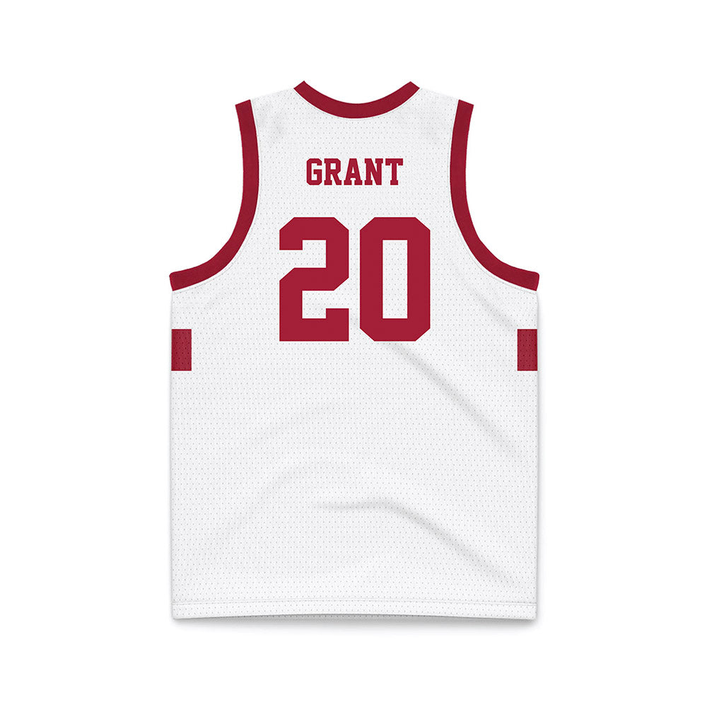 Stanford - NCAA Men's Basketball : Cameron Grant - White Basketball Jersey-1