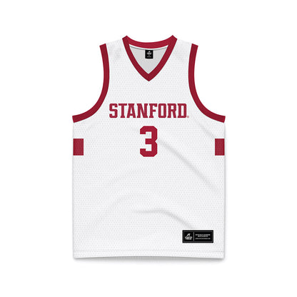 Stanford - NCAA Men's Basketball : Tallis Toure - White Basketball Jersey-0
