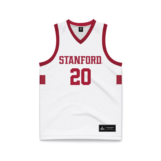 Stanford - NCAA Men's Basketball : Cameron Grant - White Basketball Jersey-0