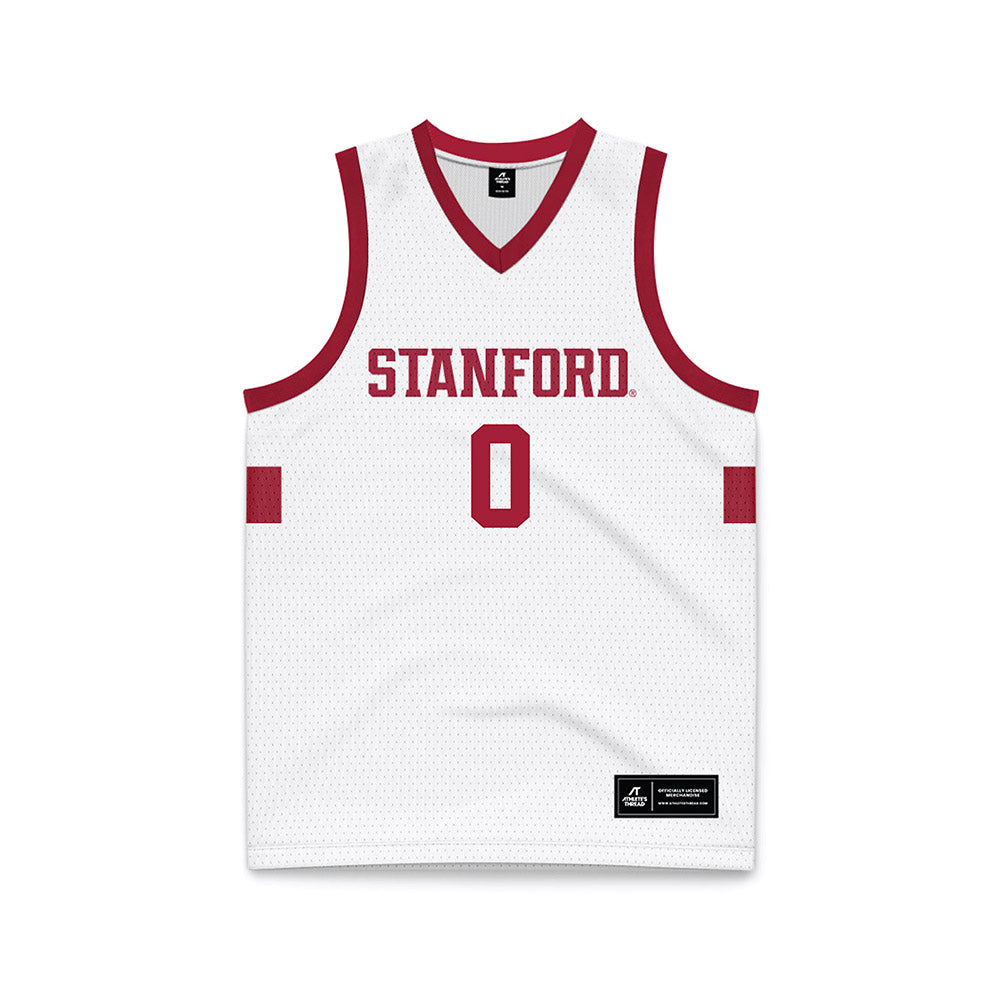 Stanford - NCAA Men's Basketball : Anthony Batson Jr. - White Basketball Jersey-0