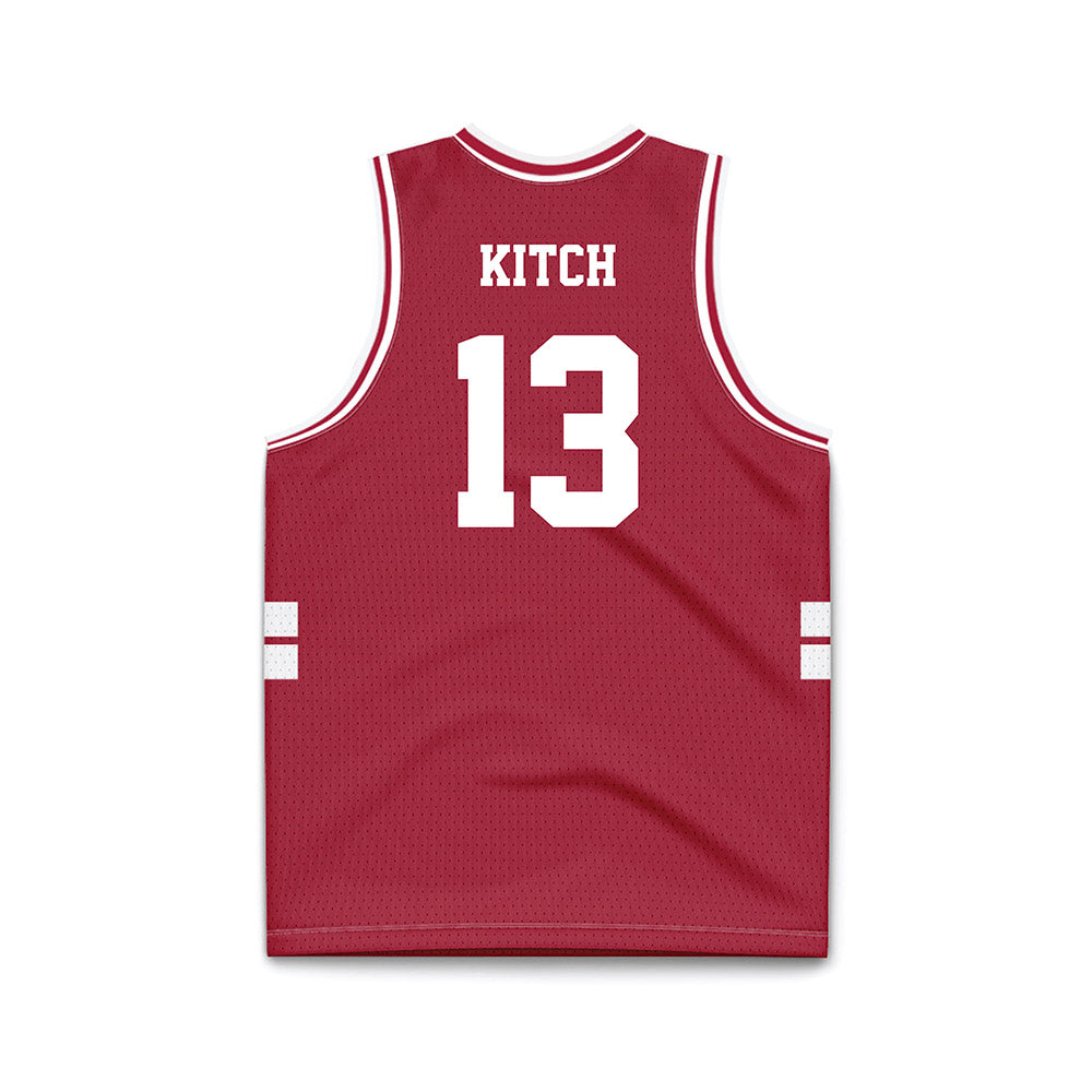 Stanford - NCAA Men's Basketball : Ethan Kitch - Cardinal Basketball Jersey-1
