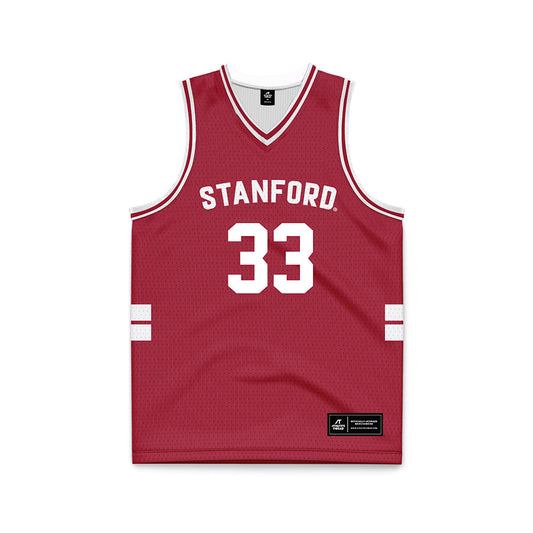 Stanford - NCAA Men's Basketball : Evan Stinson - Cardinal Basketball Jersey-0