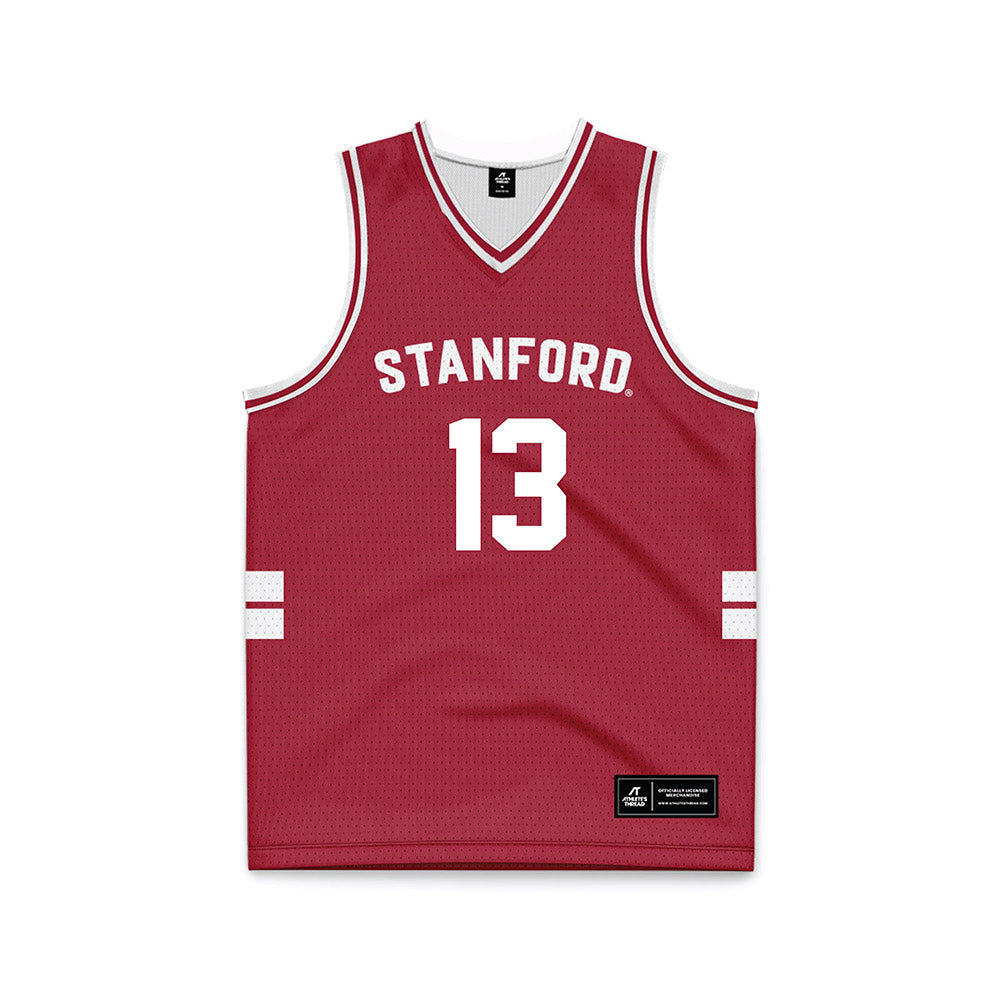 Stanford - NCAA Men's Basketball : Ethan Kitch - Cardinal Basketball Jersey-0