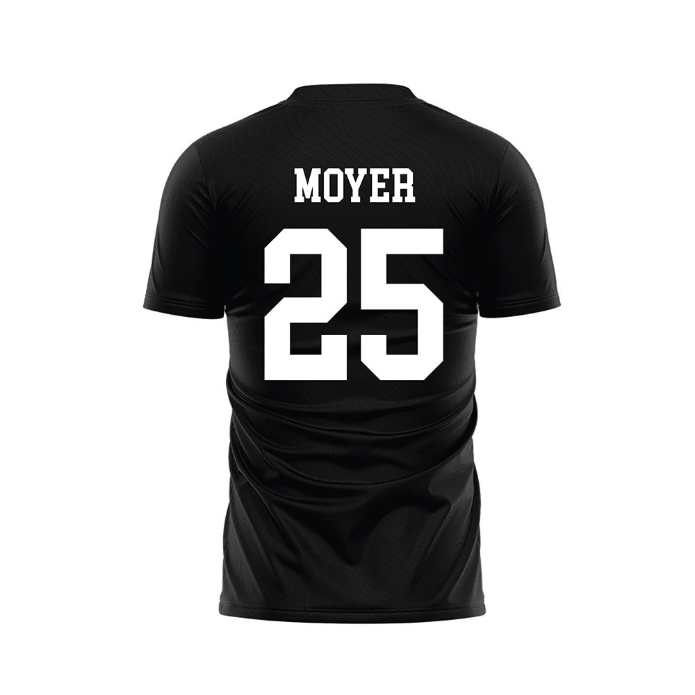Stanford - NCAA Men's Soccer : Joe Moyer - Black Soccer Jersey-1