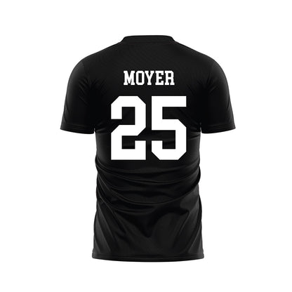 Stanford - NCAA Men's Soccer : Joe Moyer - Black Soccer Jersey-1