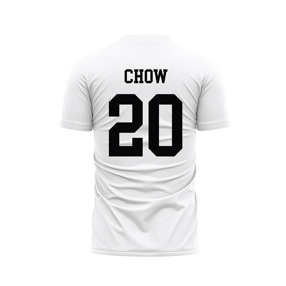 Stanford - NCAA Men's Soccer : Alex Chow - White Soccer Jersey-1
