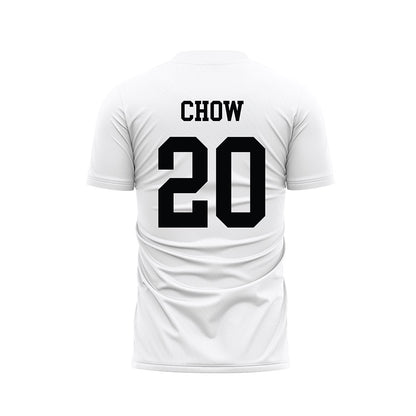 Stanford - NCAA Men's Soccer : Alex Chow - White Soccer Jersey-1