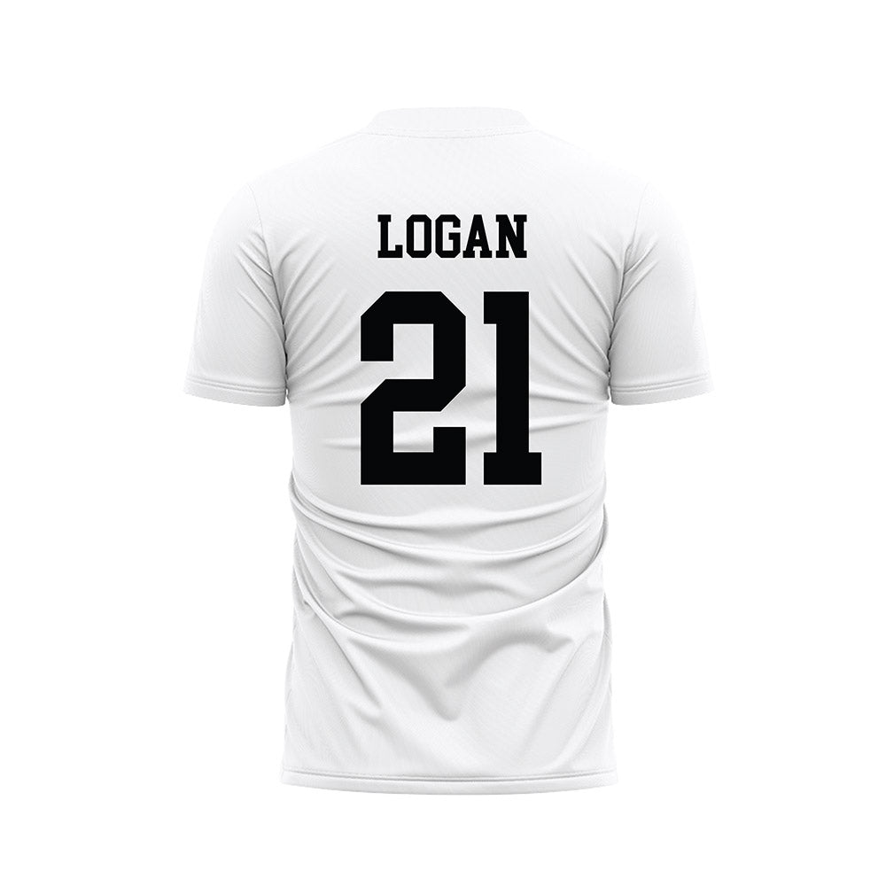 Stanford - NCAA Men's Soccer : Dillon Logan - White Soccer Jersey-1