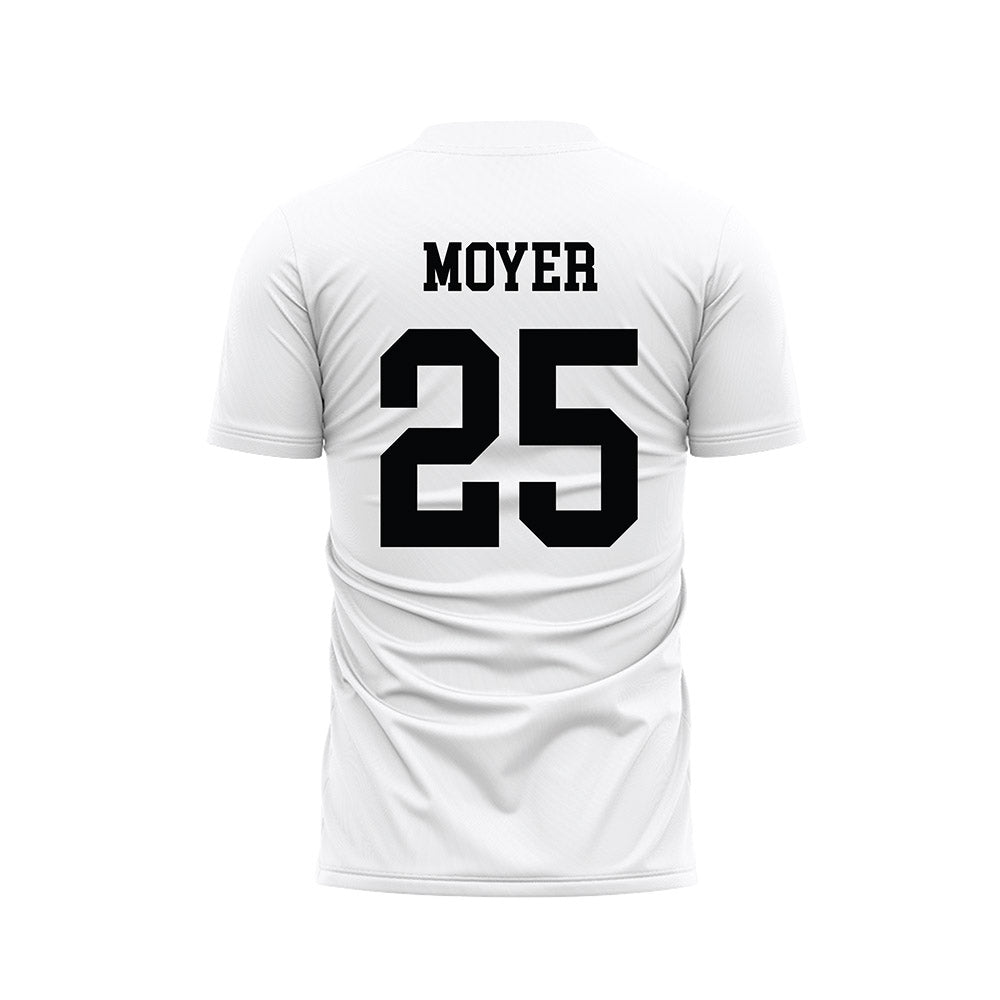 Stanford - NCAA Men's Soccer : Joe Moyer - White Soccer Jersey-1