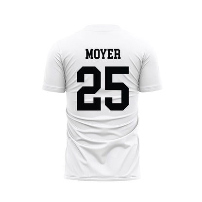 Stanford - NCAA Men's Soccer : Joe Moyer - White Soccer Jersey-1